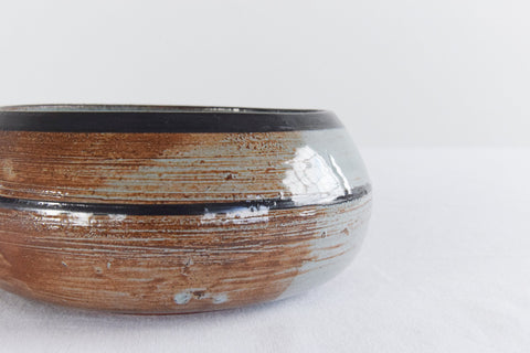 Vintage Rustic Ceramic Studio Pottery Bowl