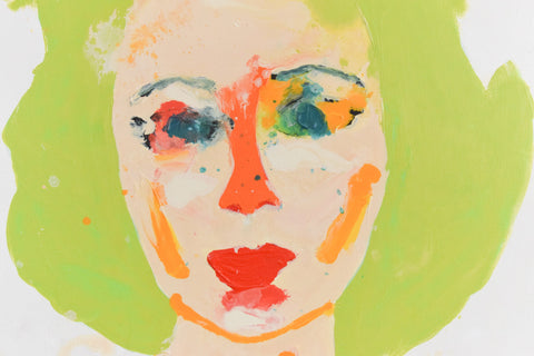 Original Neal Turner Acrylic on Canvas Portrait Painting of Elizabeth Taylor 2013