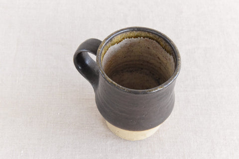 Vintage Small Rustic Mug by Studio Potter Chris Lucas