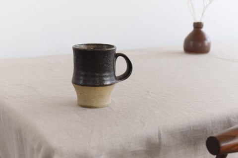 Vintage Small Rustic Mug by Studio Potter Chris Lucas