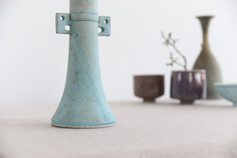 Vintage Tall Vase / Sculpture by Studio Potter Chris Lucas