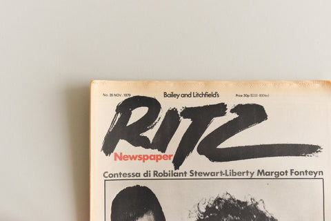 Vintage Ritz Newspaper / Magazine No. 35 Dated 1979 Bailey and Litchfield
