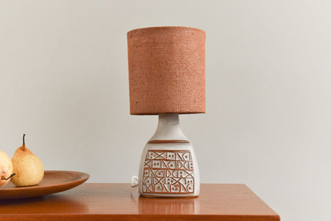 Vintage Studio Pottery Table Lamp