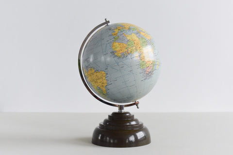 Vintage Small 'Planet' Globe Circa 1950s