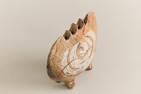 Vintage Sculptural Ceramic Studio Pottery Vase