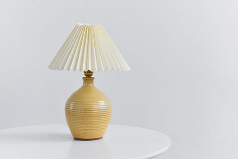 Vintage Small Studio Pottery Table Lamp
